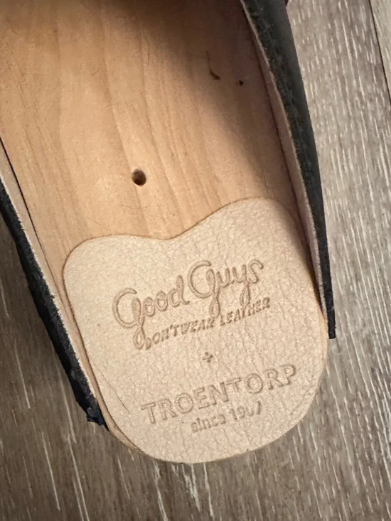 Good guys don’t wear leather x troentorp clogs 36 - Picture 3 of 4